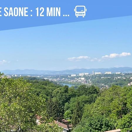 Appartement Le Calme - Design - Vue Panoramique Sur La Saone à Caluire-et-Cuire Extérieur photo